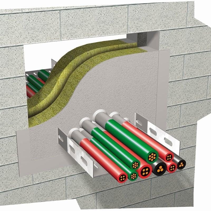 Thi công cáp PCCC xuyên tường và giải pháp chống cháy lan